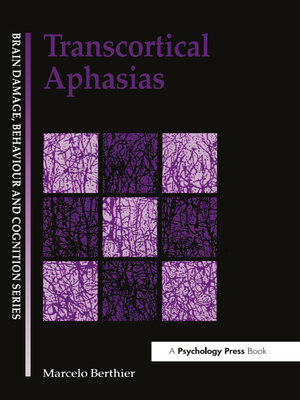 cover image of Transcortical Aphasias